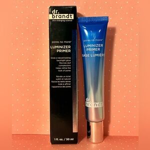 Dr Brandt Pores No More Luminizer Primer $40 MSRP Full Size 1oz New In Box